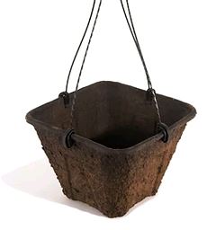 10 Inch Square Hanging Basket with Grommet - 608 per pallet - Grower